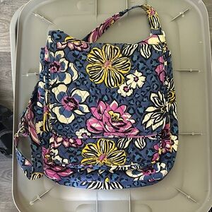 Vera Bradley Blue and Pink Floral Backpack